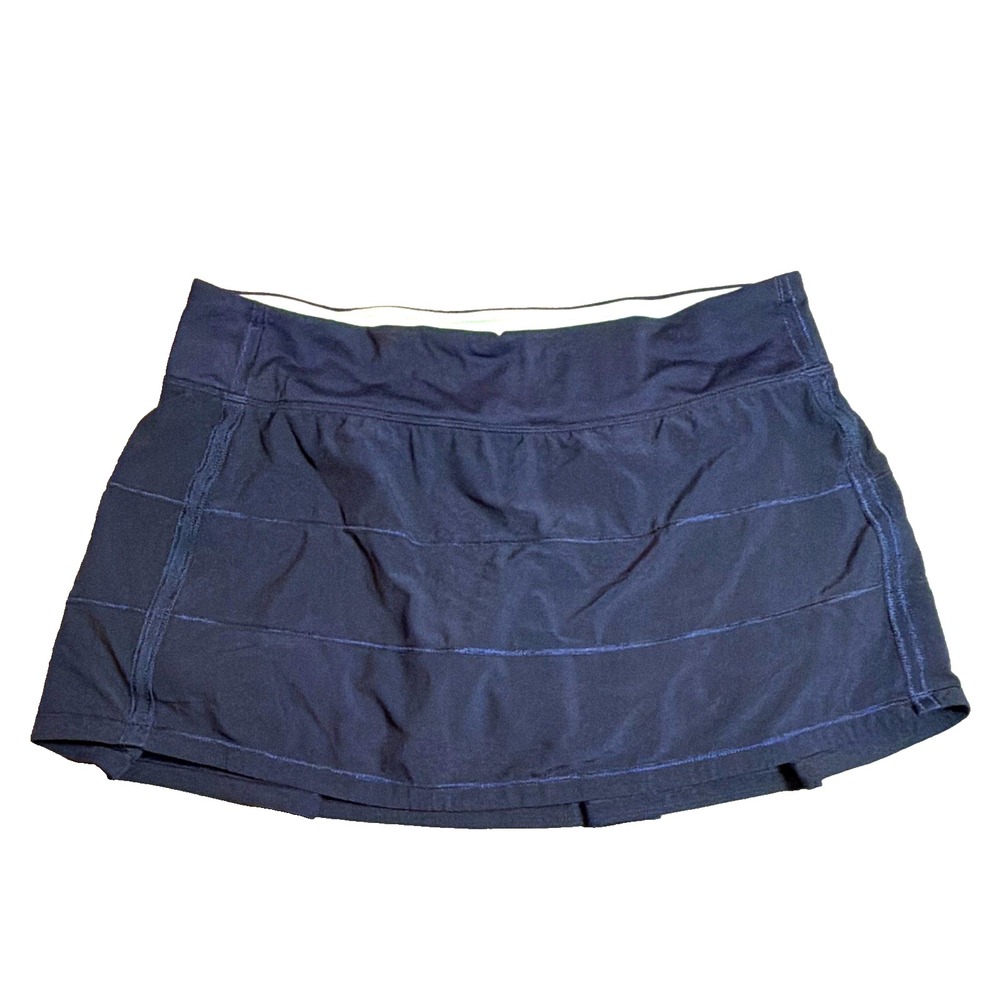 Lululemon Women's Size 10 Blue Golf Tennis Skort Athletic Running Stretch
